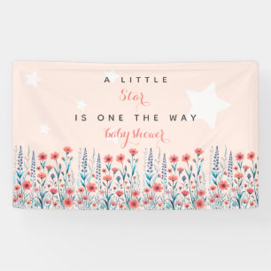 Floral Star Baby shower Spandoek