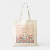 Floral Star Baby shower Tote Bag (Achterkant)