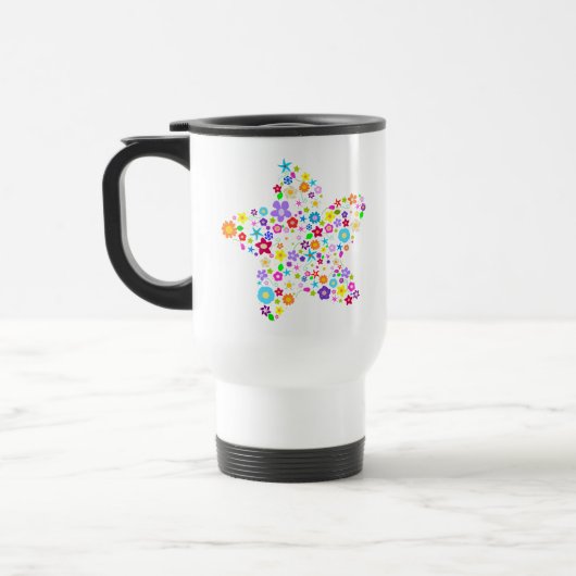 Floral Star Reisbeker (Links)