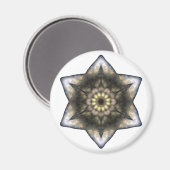 Floral Star van David Magneet (Voorkant / Achterkant)