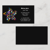  Floral Star Visitekaartje (Voorkant / Achterkant)