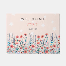 Floral Star Welkom thuis Deurmat
