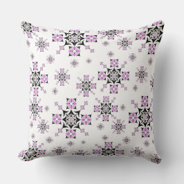 "Floral Starburst Geometry" Kussen