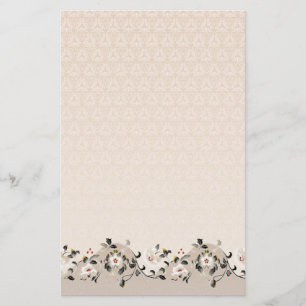 Floral Stationery Briefpapier