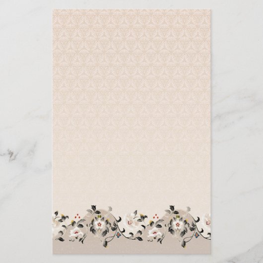 Floral Stationery Briefpapier (Voorkant)