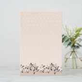 Floral Stationery Briefpapier (Staand voorkant)