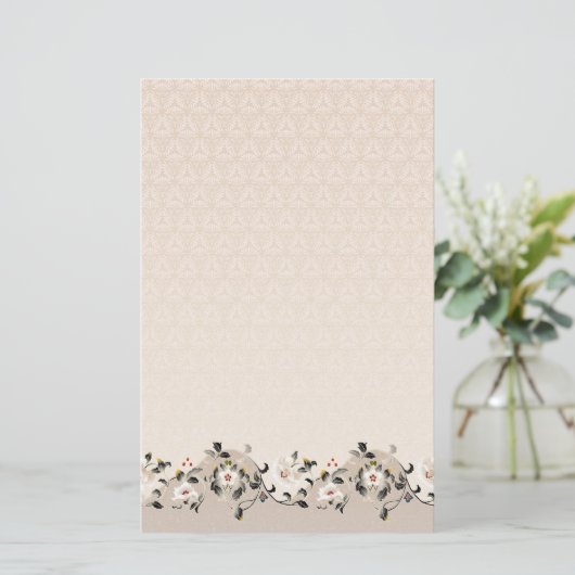 Floral Stationery Briefpapier (Staand voorkant)