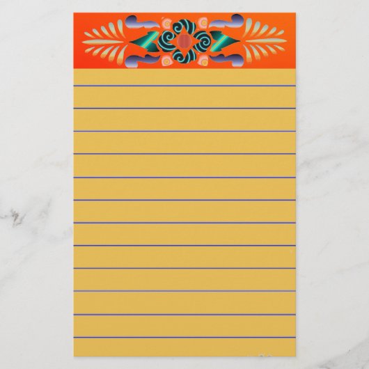 Floral Stationery Briefpapier (Voorkant)