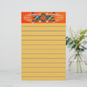 Floral Stationery Briefpapier (Staand voorkant)