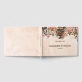Floral Steampunk Wedding Guest Book Gastenboek (Volledig)