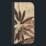 Floral Stencil Design met Tawny Leaves Galaxy S4 Portefeuille Hoesje<br><div class="desc">Dit stencil ontwerp van bloemblad met een smaakgekleurde kleur heeft een rustige achtergrond,  die het een  gevoel geeft. Een Jennifer Goldberger origineel,  deze print zou een geweldig geschenk zijn voor iemand die geniet van het netelige gevoel van dit soort stukken!</div>