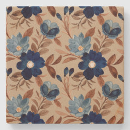 Floral Stenen Onderzetter