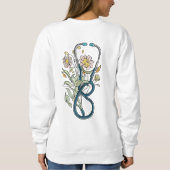 Floral Stethoscope Sweatshirt (Achterkant)