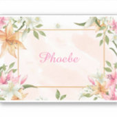 Floral Sticker (Voorkant)