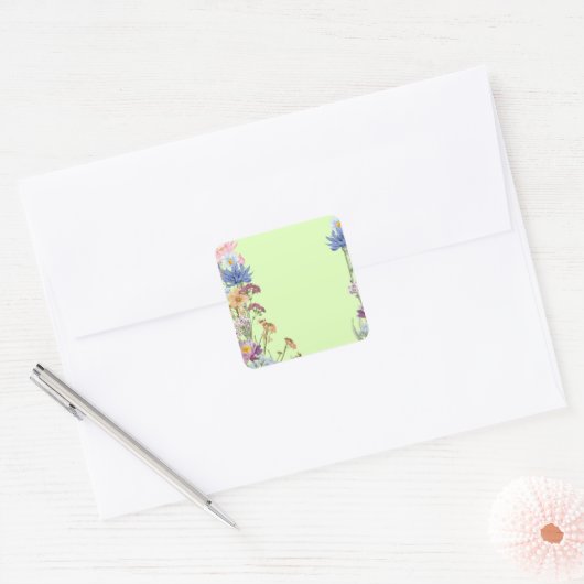 Floral Sticker (Envelop)