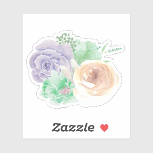 Floral Sticker (Vel)