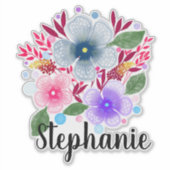 Floral Sticker (Voorkant)