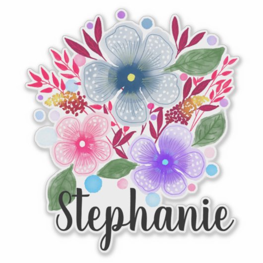 Floral Sticker (Voorkant)