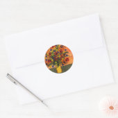 Floral Sticker "Yellow Vase" (Envelop)