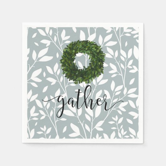 Floral Stijlvol Servet (Voorkant)