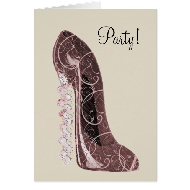 Floral Stiletto Shoe Art (Voorkant)