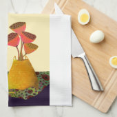 Floral still Kitchen Tea Towel Theedoek (Quarter Fold)