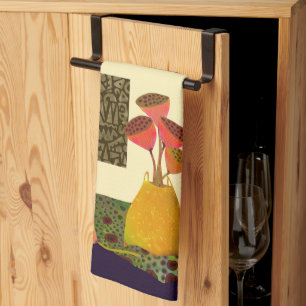 Floral still Kitchen Tea Towel Theedoek