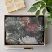 "Floral still life" Ephemera-ontkoppeling Tissuepapier (Geschenk)