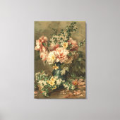 Floral Still Life Fine Art Stretched Canvas Print (Voorkant)