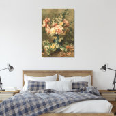 Floral Still Life Fine Art Stretched Canvas Print (Insitu (Slaapkamer))