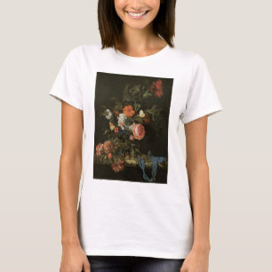 Floral still Life Flowers in Vase,  barokje T-shirt