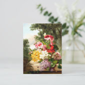 Floral still Life, John Wainwright Briefkaart (Staand voorkant)