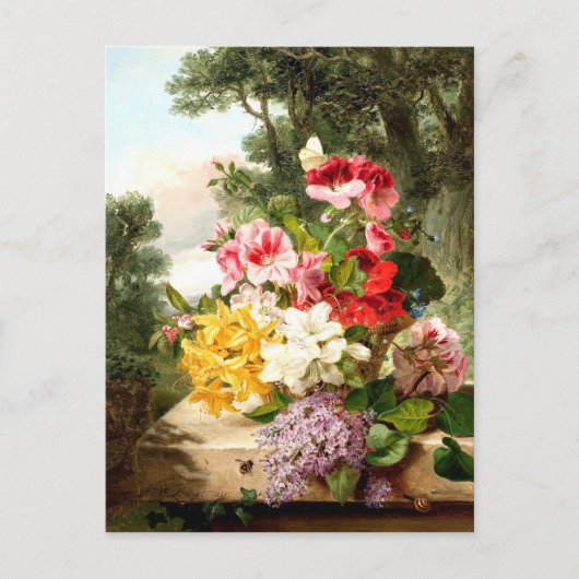 Floral still Life, John Wainwright Briefkaart (Voorkant)