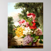 Floral still Life, John Wainwright Poster (Voorkant)