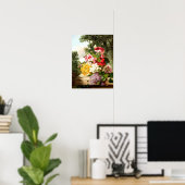 Floral still Life, John Wainwright Poster (Thuiskantoor)