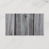 Floral Stone & Rustic Wood Personal Calling Cards Contactkaartje (Achterkant)