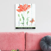 FLORAL STORY BOARD CANVAS AFDRUK (Insitu (Woonkamer))
