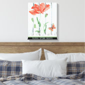 FLORAL STORY BOARD CANVAS AFDRUK (Insitu (Slaapkamer))