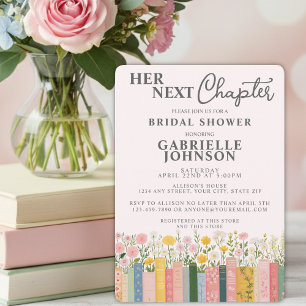 Floral Storybook Haar volgende hoofdstuk Vrijgezel Kaart