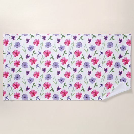 Floral Strandlaken (Voorkant)