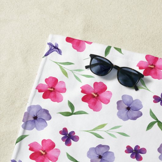 Floral Strandlaken (In situ)