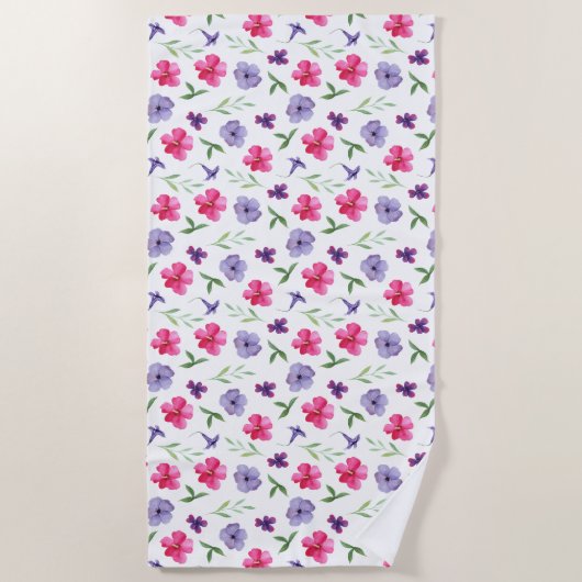 Floral Strandlaken (Voorkant)