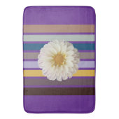 Floral Stripe Botanical Bath Mat (Voorkant Verticaal)