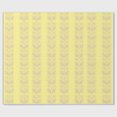 Floral Stripe Cadeaupapier (Vlak)