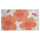 Floral Stripe Kussensloop (Voorkant-Rechts)