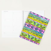 Floral Stripe Patroonplaat voor Waterverf Planner (Display)