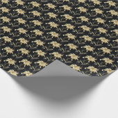 Floral Striped Luxury: 3D . Cadeaupapier (Hoek)