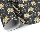 Floral Striped Luxury: 3D . Cadeaupapier (Rol Hoek)