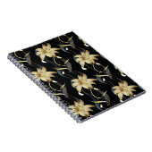 Floral Striped Luxury: 3D . Notitieboek (Rechterzijde)