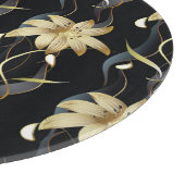 Floral Striped Luxury: 3D . Snijplank (Hoek)